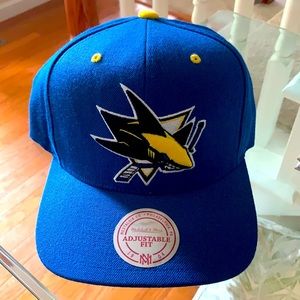Dark blue sharks hat